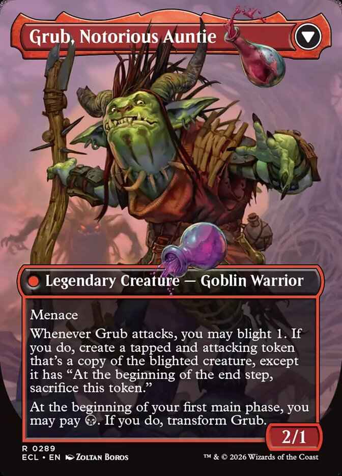 Grub, Storied Matriarch // Grub, Notorious Auntie (Full Art)