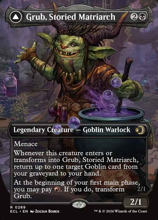 Grub, Storied Matriarch // Grub, Notorious Auntie (Full Art)