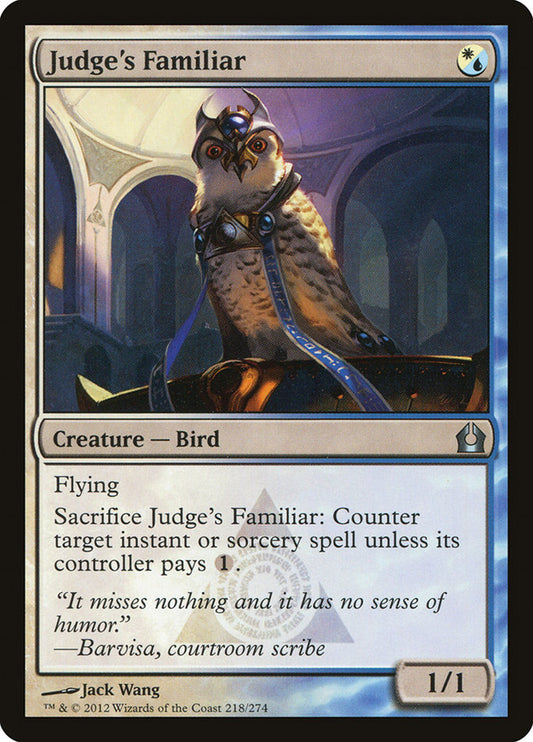 Judge's Familiar front