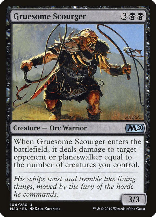 Gruesome Scourger front