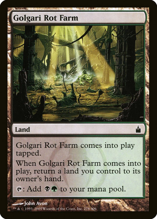 Golgari Rot Farm front