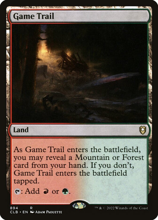 Game Trail front