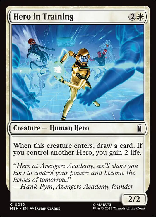 Hero in Training front