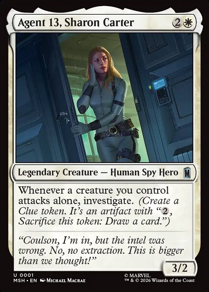 Agent 13, Sharon Carter front
