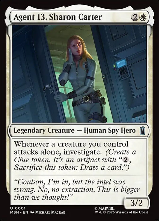 Agent 13, Sharon Carter front