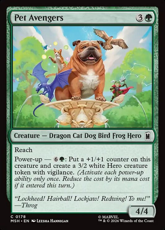 Pet Avengers front