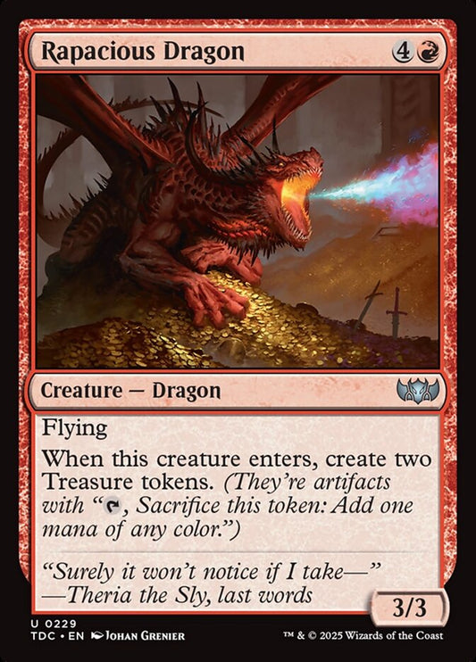 Rapacious Dragon front
