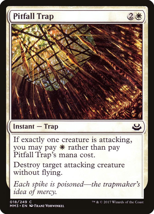 Pitfall Trap front