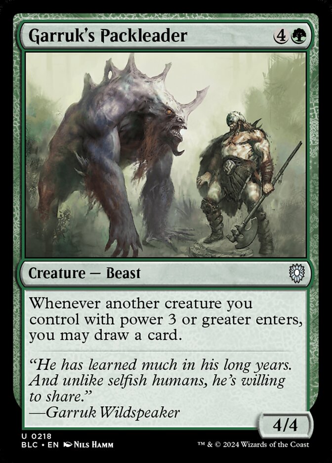 Garruk's Packleader front