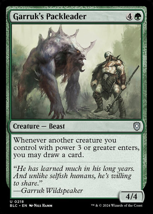 Garruk's Packleader front