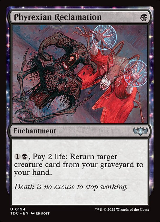 Phyrexian Reclamation front