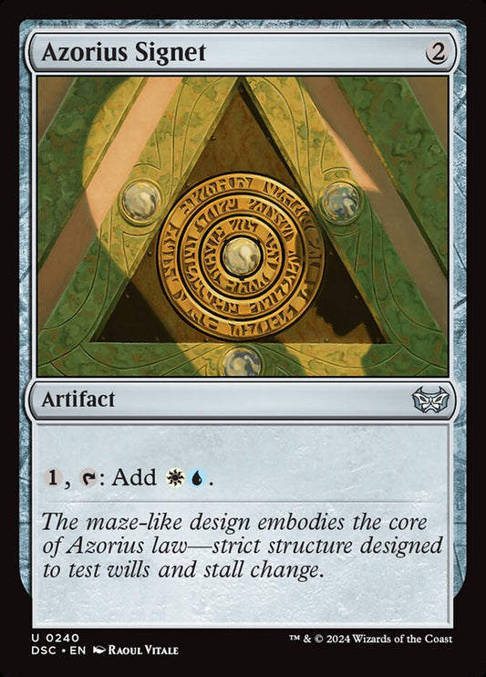 Azorius Signet front