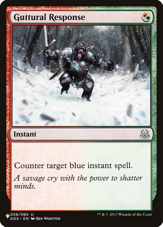 Guttural Response front