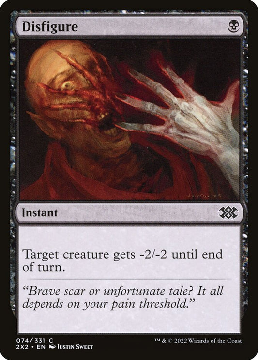 Disfigure front