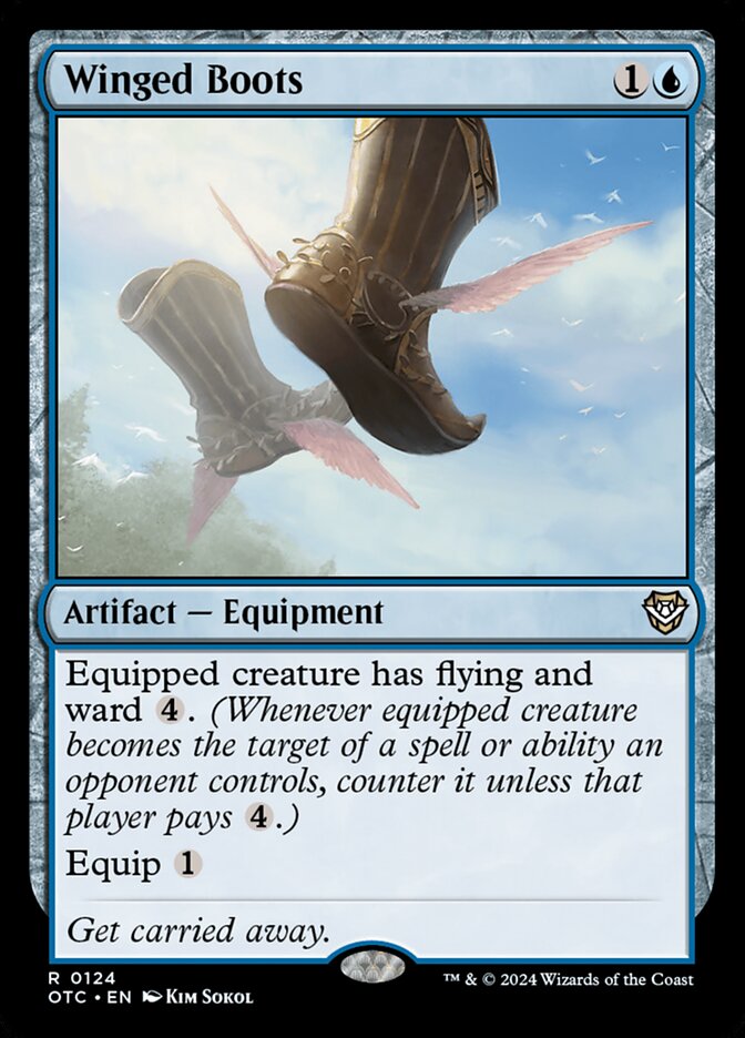 Winged Boots front