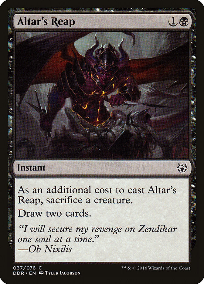 Altar's Reap front