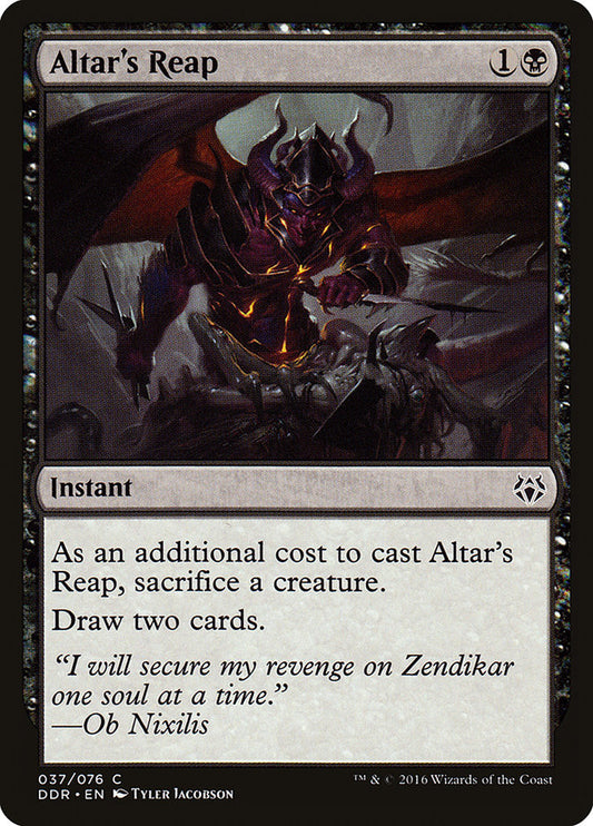 Altar's Reap front