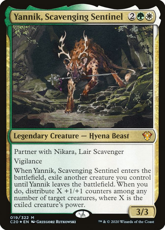 Yannik, Scavenging Sentinel front