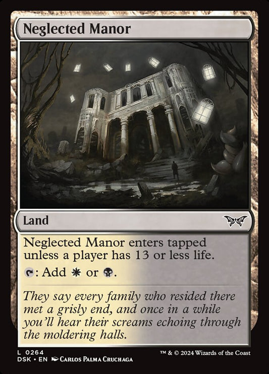 Neglected Manor front
