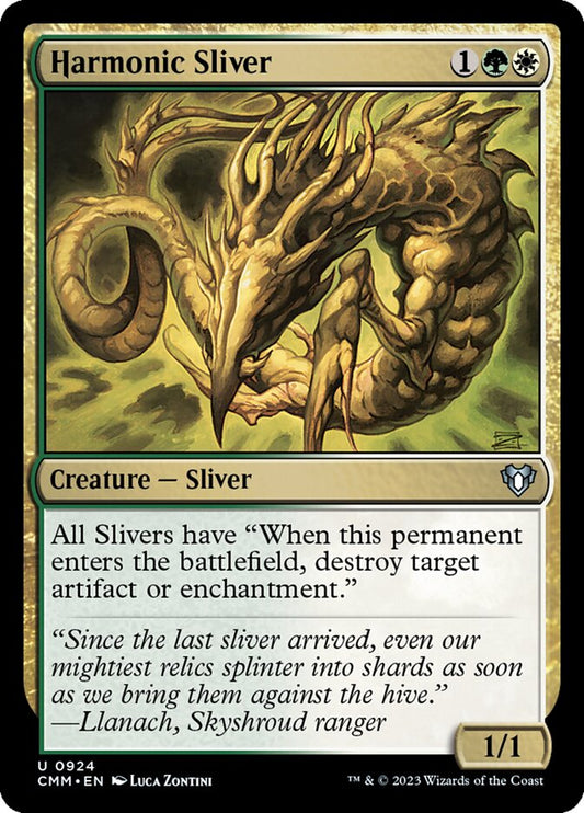 Harmonic Sliver front