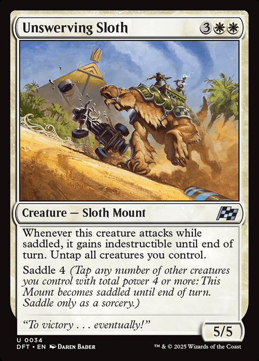 Unswerving Sloth front