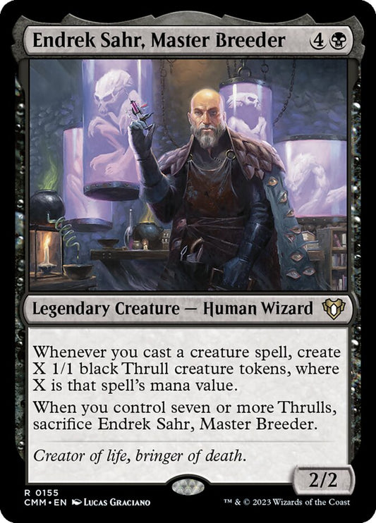 Endrek Sahr, Master Breeder front
