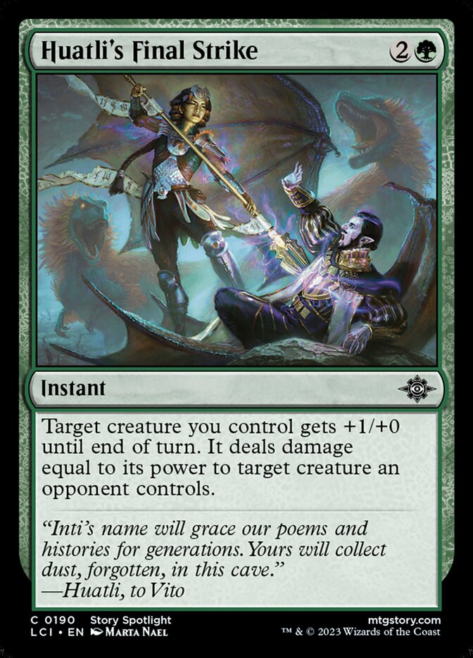 Huatli's Final Strike front