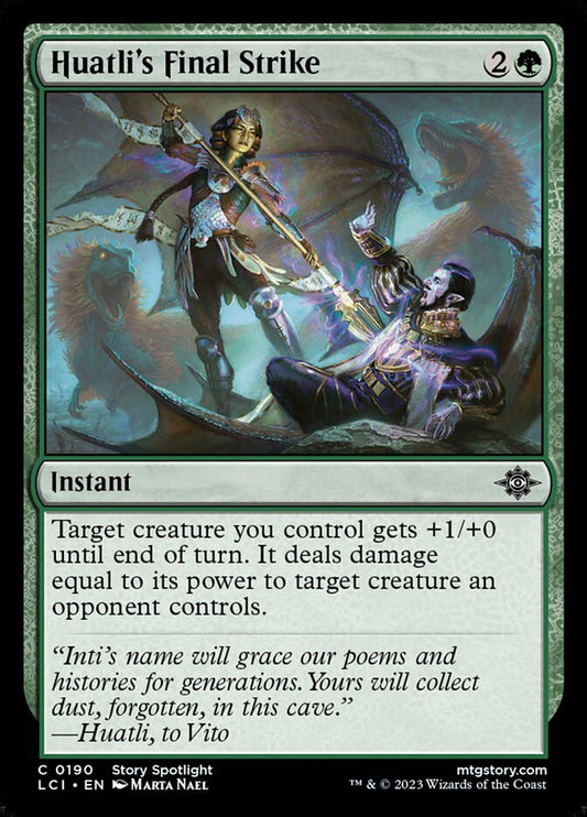 Huatli's Final Strike front