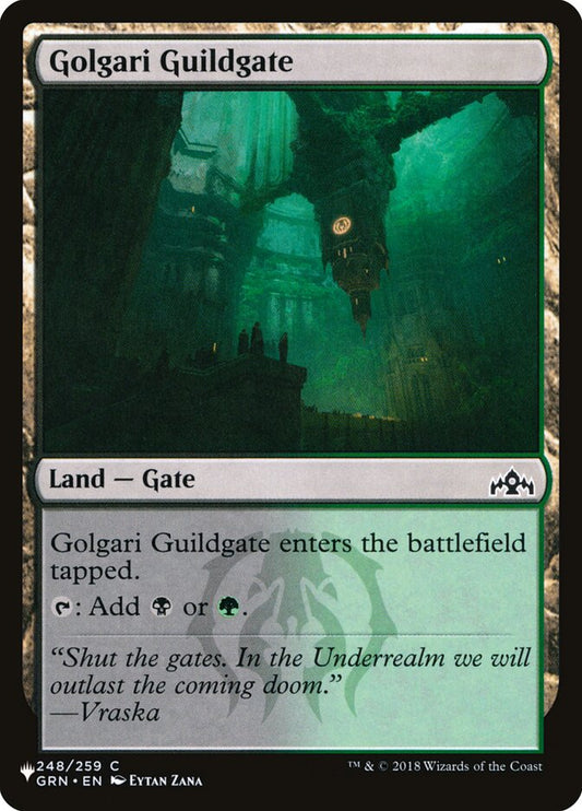 Golgari Guildgate front