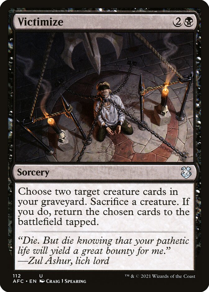 Victimize front