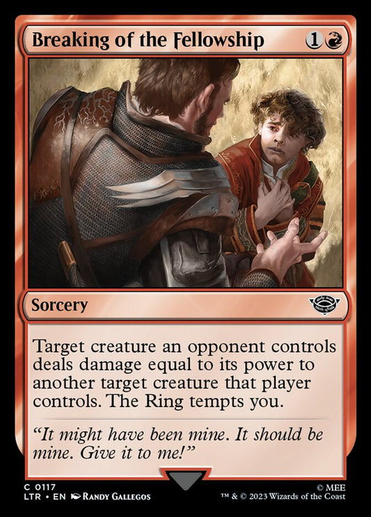 Breaking of the Fellowship front