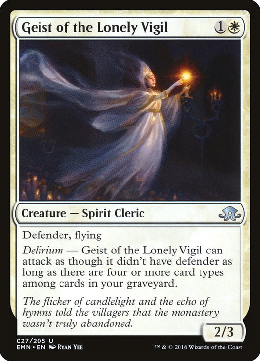 Geist of the Lonely Vigil front