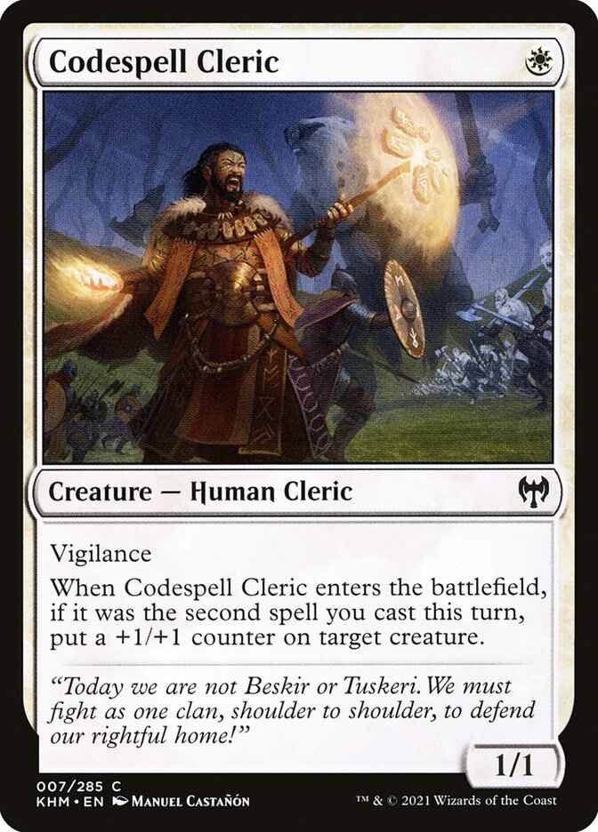 Codespell Cleric front