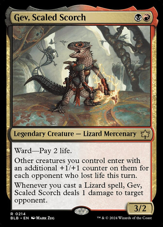 Gev, Scaled Scorch front