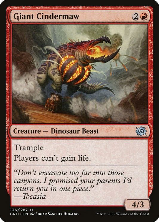 Giant Cindermaw front