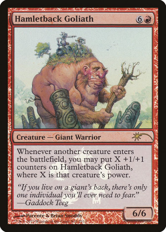 Hamletback Goliath front