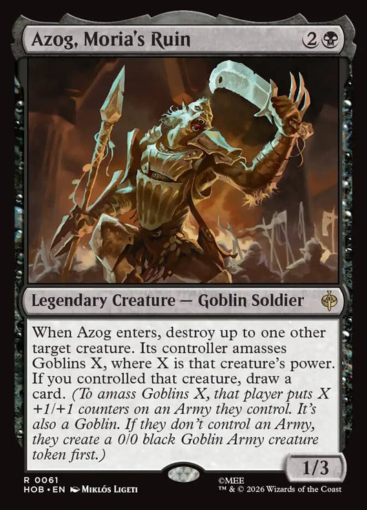 Azog, Moria's Ruin front