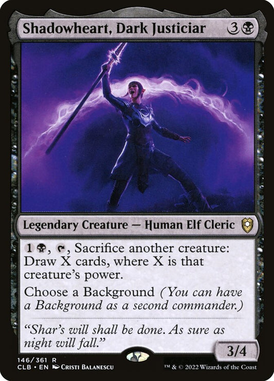 Shadowheart, Dark Justiciar front