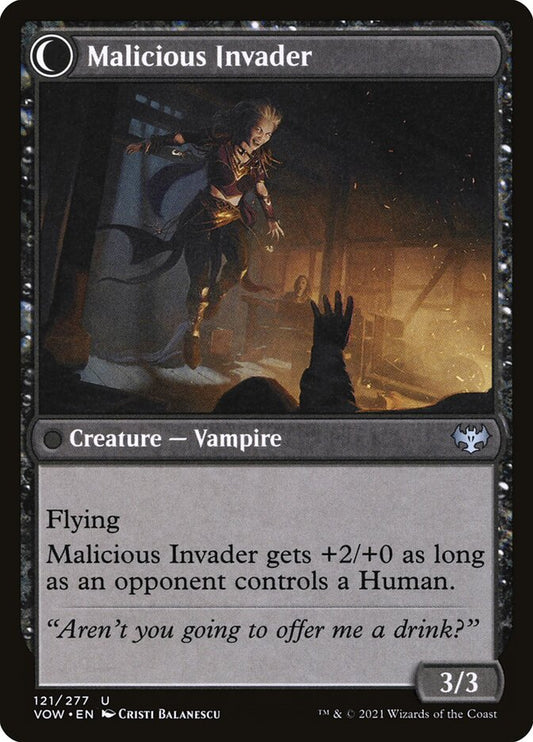 Innocent Traveler // Malicious Invader back