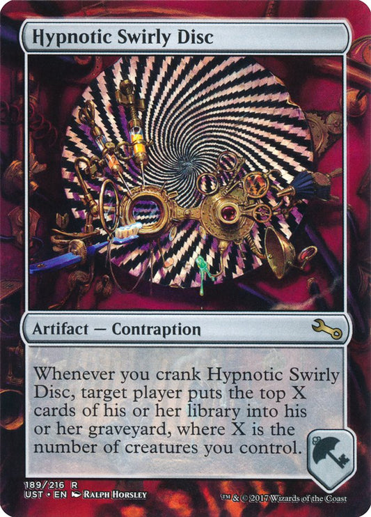 Hypnotic Swirly Disc front