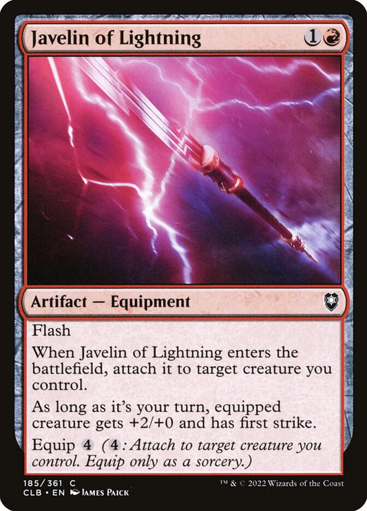 Javelin of Lightning front