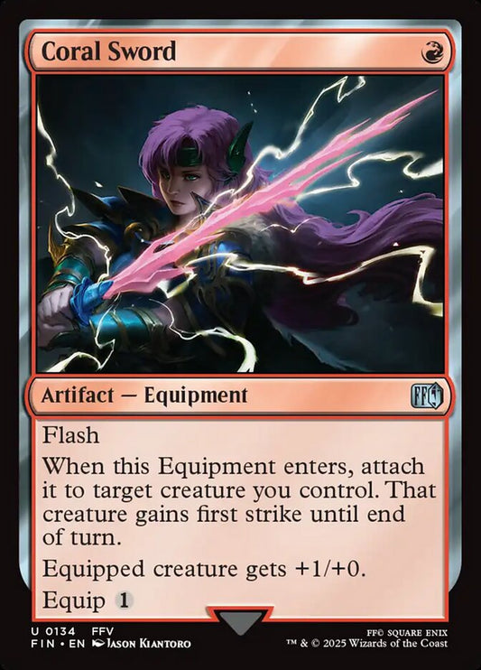 Coral Sword front