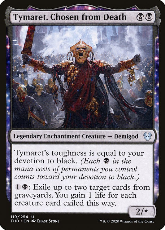 Tymaret, Chosen from Death front