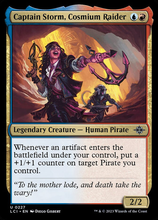Captain Storm, Cosmium Raider front