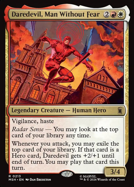 Daredevil, Man Without Fear front