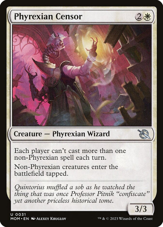 Phyrexian Censor front