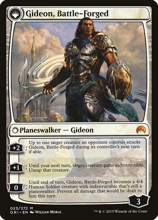 Kytheon, Hero of Akros // Gideon, Battle-Forged back