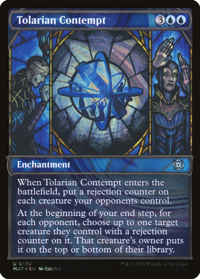 Tolarian Contempt front