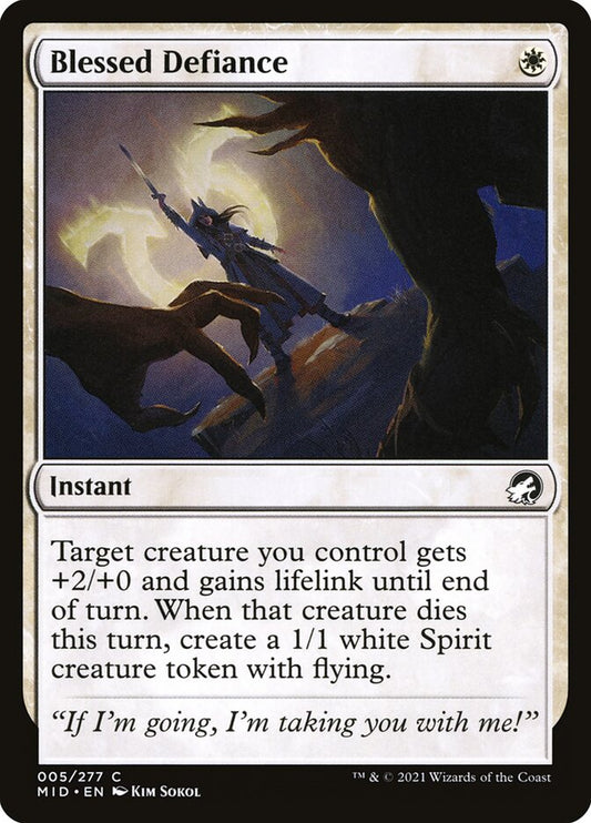 Blessed Defiance front