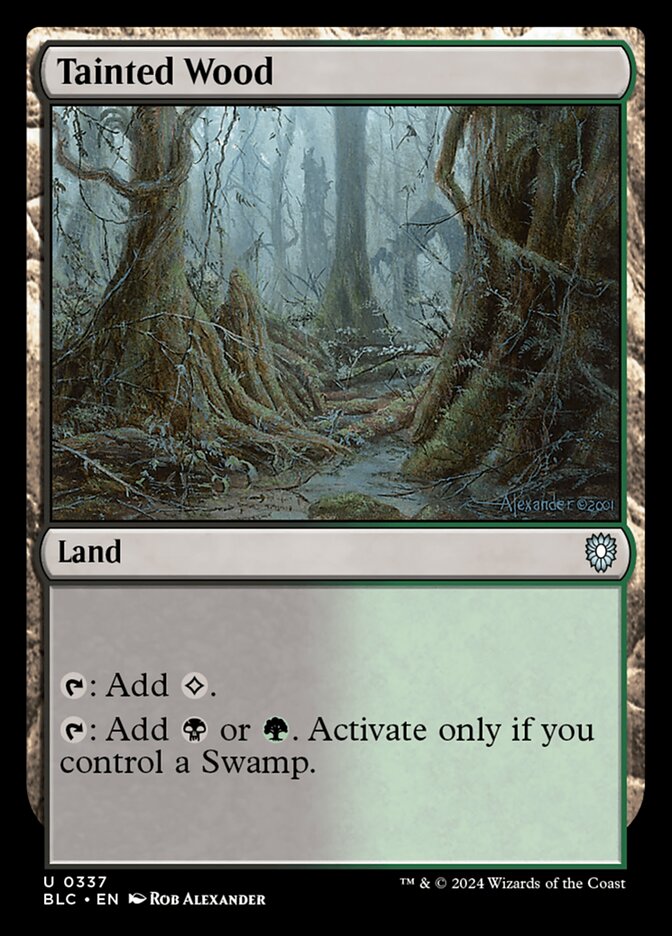 Tainted Wood front